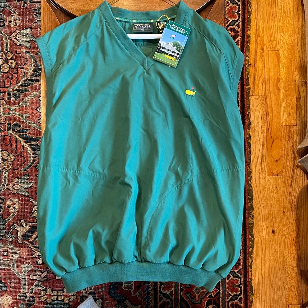 Augusta National Masters Collection Iconic Green Sleeveless Vest